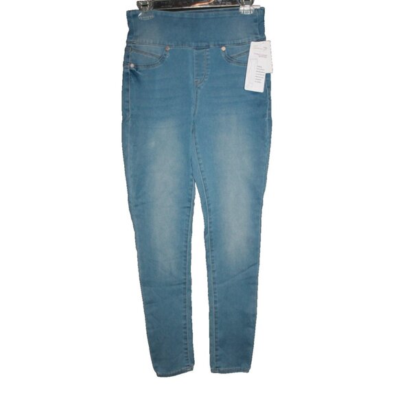 NWT Seven7 Women's Tummy Toner Skinny High Rise Jeans Light Wash Size 4 NEW - Picture 1 of 2